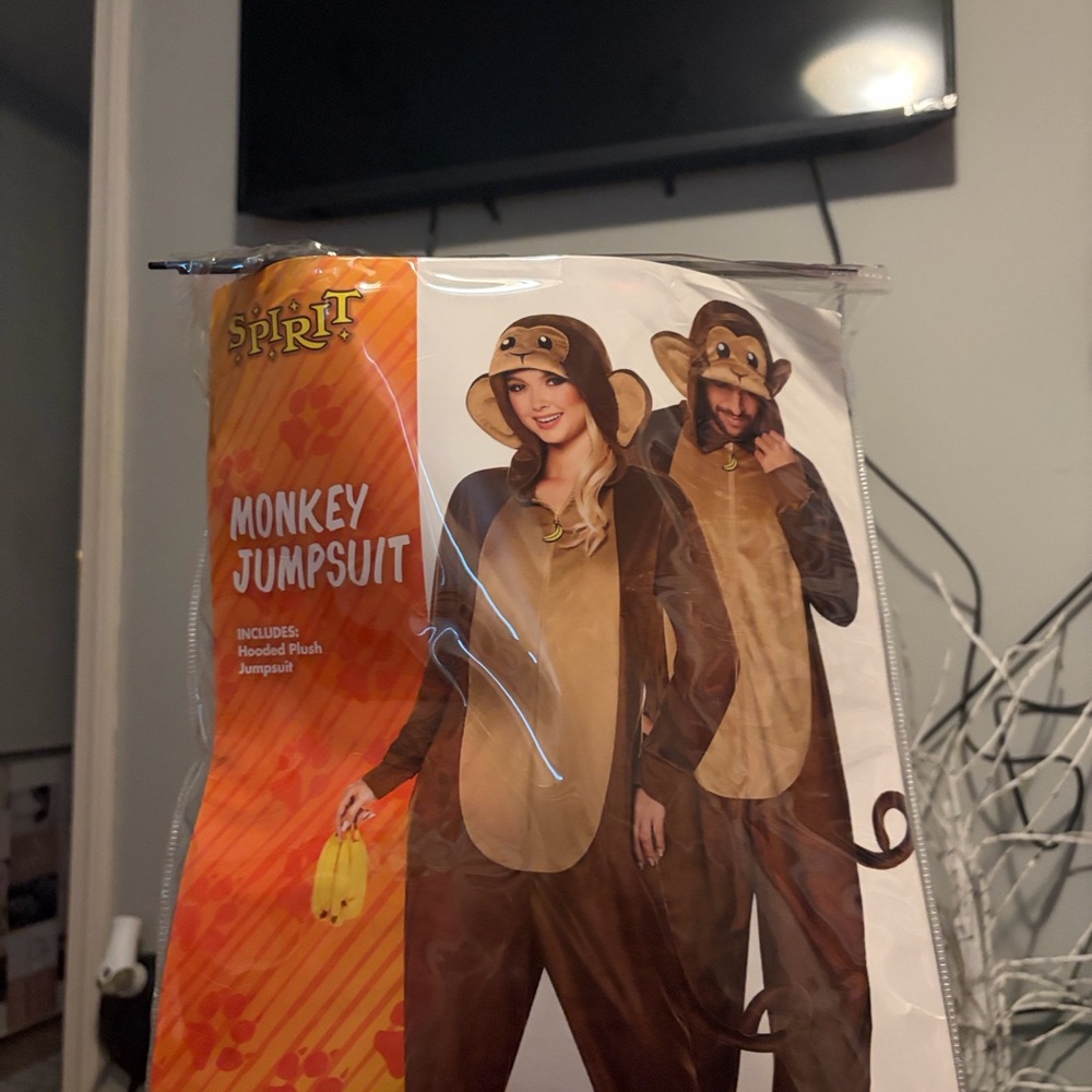 Spirit Monkey Jumpsuit Costume for Kids - Brown and Tan